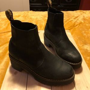 Doc Martin’s slip on boots